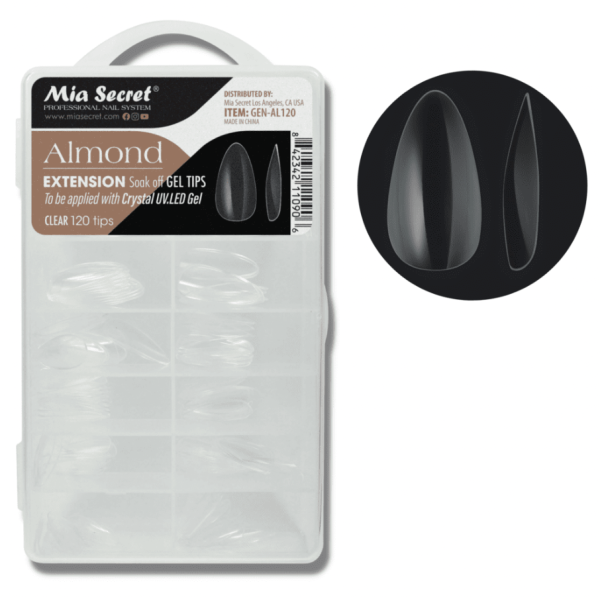 Tips De Gel Almond Mia Secret 120und